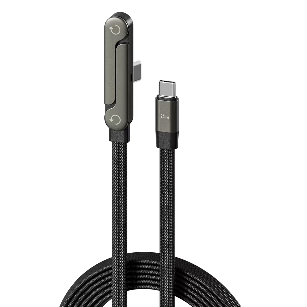 240W Katlanabilir Standlı USB-C Yüksek Hızlı Şarj Kablosu
